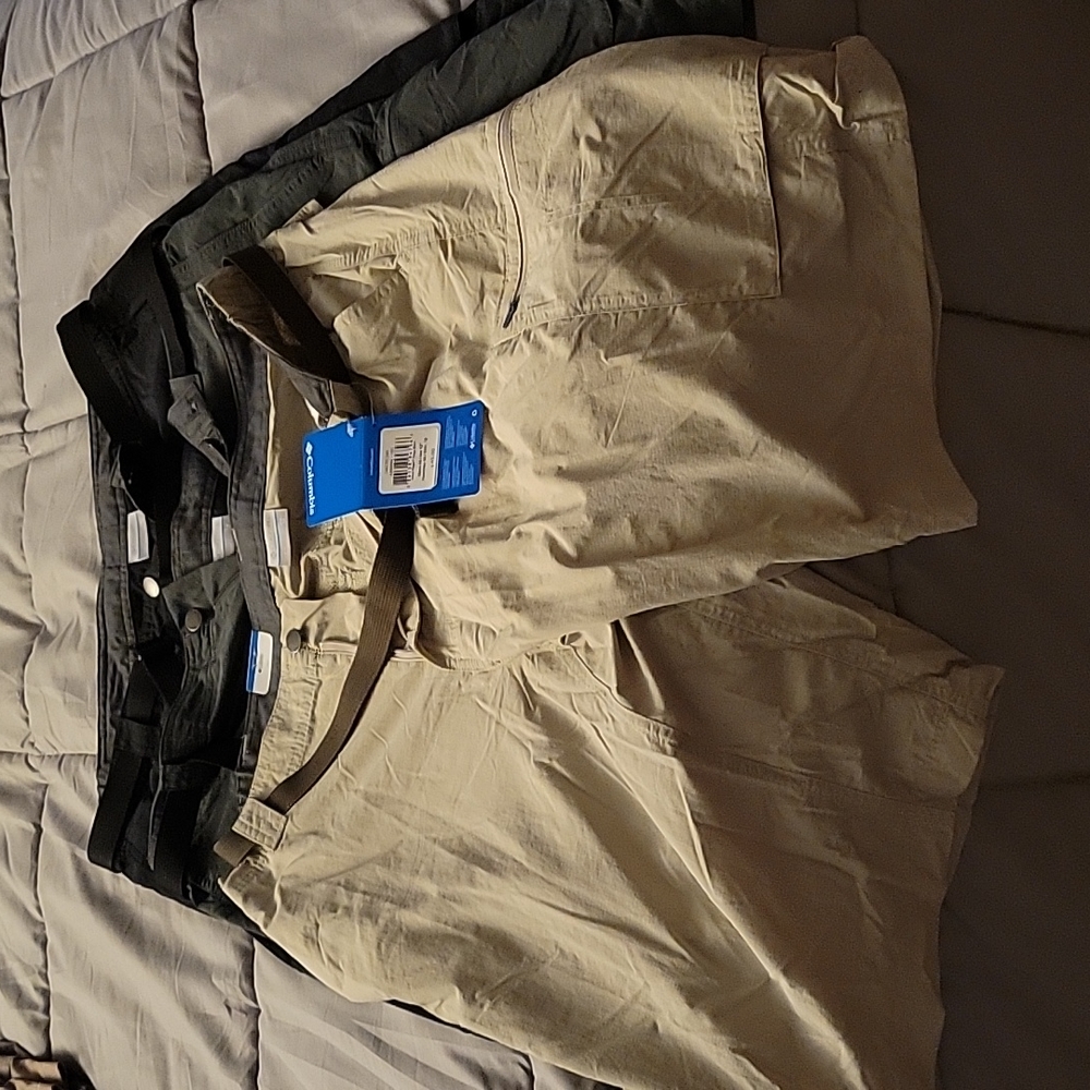3 pairs of Columbia shorts. Brand new never worn